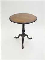 Lot 287 - A George III style tripod table