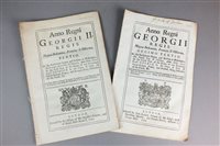 Lot 6 - CANAL ACTS. A quantity of 18th and 19th century canal acts with ACTS OF PARLIAMENT, A box of acts relating to tramways