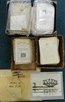 Lot 6 - CANAL ACTS. A quantity of 18th and 19th century canal acts with ACTS OF PARLIAMENT, A box of acts relating to tramways