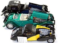 Lot 136 - Franklin Mint Pre-War Bugattis