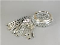 Lot 11 - A collection of German silver cutlery
