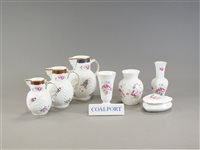 Lot 107 - A collection of mid-late 20th century Coalport