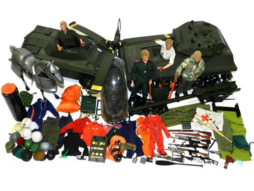 Lot 160 - Action Man Tanks, Figures and Accessories