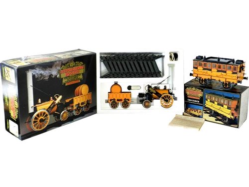Lot 81 - Hornby Live Steam Stephanson's Rocket and Coach