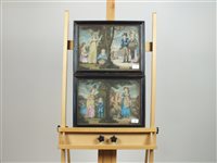 Lot 151 - Pair of mezzotints depicting The Four Seasons