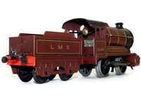 Lot 249 - Hornby O gauge no.601 tinplate LMS goods train set