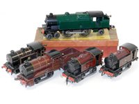 Lot 330 - Hornby O gauge tinplate locomotives