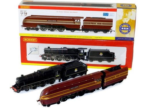 Lot 231 - Hornby (China) NRM Duchess of Hamilton and BR Black 5