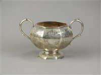 Lot 52 - A Victorian silver sugar bowl