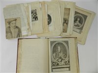 Lot 34 - MAXIMILLIAN I to Francis II, 1493-1806. Folio album in red Morocco containing French portraits