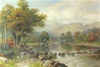 Lot 361 - William Henry Mander, river landscape