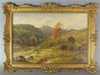 Lot 61 - William Henry Mander (1850-1922), Nr Pensarn, oil on canvas