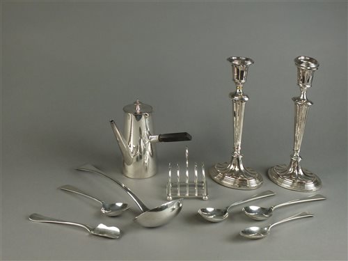 Lot 43 - collection of silver plate
