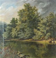 Lot 327 - M J Barrington (British school, early 20th century, landscape