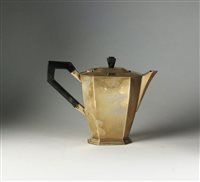 Lot 49 - A silver hot water jug