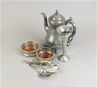 Lot 20 - Large collection of silver plate and pewter