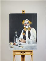 Lot 180 - Cavan Corrigan, seated clown