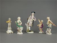 Lot 128 - A collection of 18th and early 19th century figures