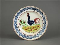 Lot 132 - Welsh Cockerel plate