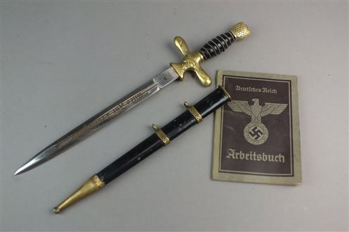 Lot 398 - Nazi-style German dagger