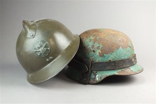 Lot 424 - French Adrian helmet