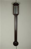 Lot 332 - A George III style stick barometer