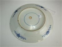 Lot 34 - A Chinese Blue and White Dish