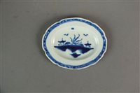 Lot 204 - A Caughley toy meat plate