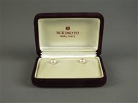 Lot 18 - Mikimoto Pearls