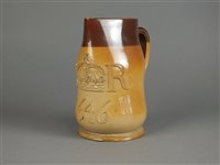 Lot 216 - A Doulton Lambeth three pint jack