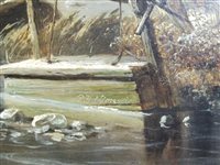 Lot 379 - Pieter Hendrik Lodewyk Jonxis (Dutch school, 19th century), Frozen lake scene, oil on canvas