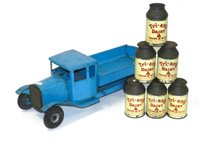 Lot 245 - A Triang Dairy Tipper Lorry with Milk Churns