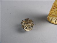 Lot 142 - An Indo-Portuguese carved ivory figure of our lady of the conception