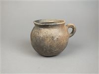 Lot 185 - A Continental potter iron age stoneware jar