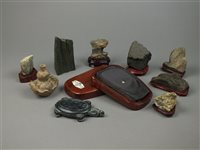 Lot 75 - A collection of small scholar's rocks