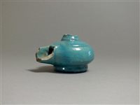 Lot 200 - Byzantine, ceramic glazed oil lamp, 9th - 10th century AD