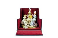 Lot 99 - A Royal Worcester group 'The Tea Party'