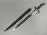 Lot 276 - A Japanese type 30 bayonet and metal scabbard