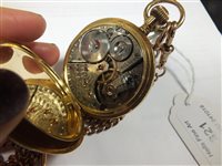 Lot 321 - A Waltham open face pocket watch