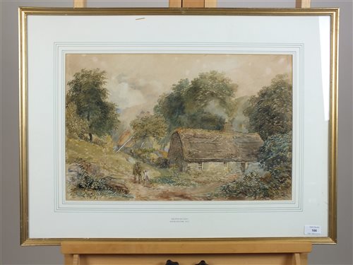 Lot 166 - David Cox Jnr, The Pass of Leny. Watercolour