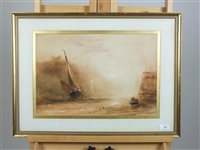 Lot 167 - H. B. Carter, Fishing Boats. Watercolour