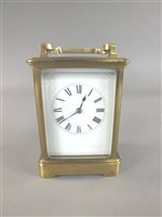 Lot 287 - A brass cased carriage clock