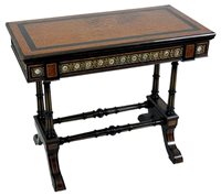 Lot 288 - A Victorian inset card table