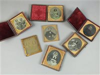 Lot 279 - A collection of daguerreotypes