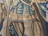 Lot 147 - A Flemish historical tapestry