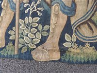 Lot 147 - A Flemish historical tapestry