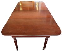 Lot 613 - A Regency mahogany telescopic action dining table