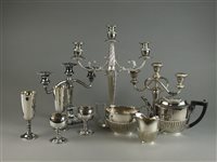 Lot 41 - A large collection of silver plate