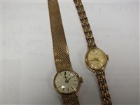 Lot 23 - Three lady's wristwatches