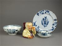 Lot 101 - Crown Devon 'Mr. Butler' jug and other ceramics